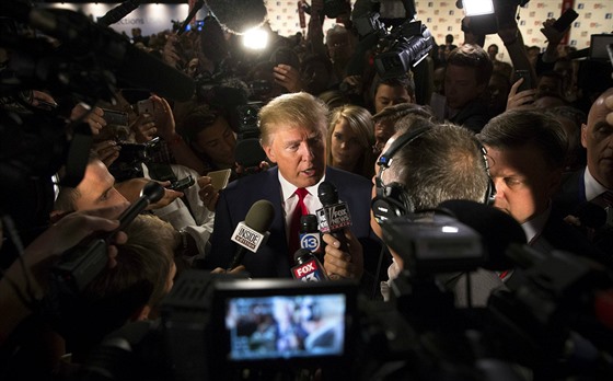 Donald Trump na debat republikánských kandidát na prezidenta (6. srpna 2015)