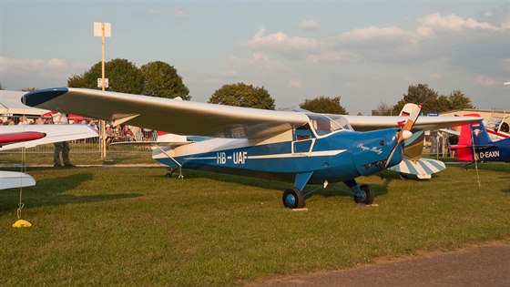 Zrekonstruovaný letoun Praga E 114 Air Baby