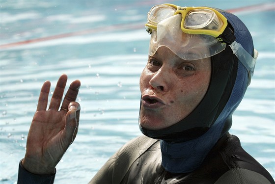 Ruská potápěčka Natalia Molčanovová se 2. srpna 2015 ztratila u španělského...
