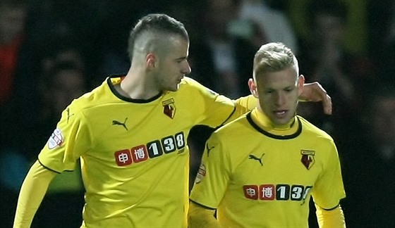U JSOU PRY. Daniel Pudil ani Matj Vydra (vpravo) u za Watford v této sezon nenastoupí. Oba budou hostovat ve druhé lize.