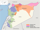 Situace v Sýrii  k 1. srpnu 2015