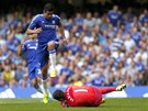 Diego Costa se dal zdravotn do poádku a naskoil do úvodního zápasu Chelsea...