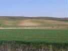 Degradací půd je nejvíce postižená jižní Morava. Světlá místa na poli na...