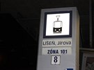 V podzemní stanici Jírova v Brn staví v noci tramvaje.
