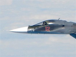 Rusk Suchoj Su-34 nad Baltem (24. ervence 2015)