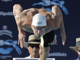 Michael Phelps na americkm ampiontu v San Antoniu