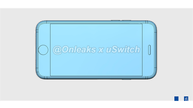 CAD rendery iPhonu 6s