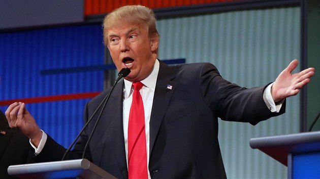 Donald Trump na debat republiknskch kandidt na prezidenta (6. srpna 2015)