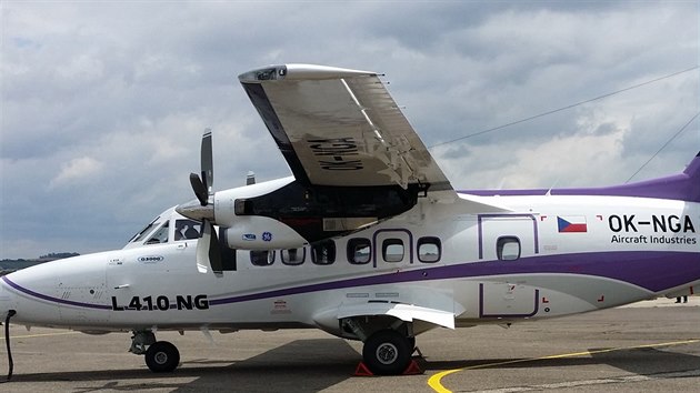 Letoun L 410 NG z dlny Aircraft Industries poprv ve vzduchu.
