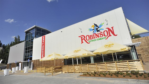 Rodinné zábavní centrum Robinson v Jihlavě.
