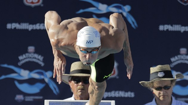 Michael Phelps na americkm ampiontu v San Antoniu