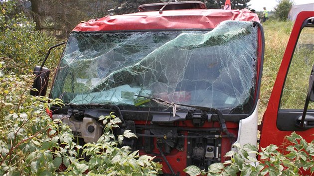 Utren kabina nkladnho automobilu.