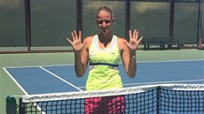 SV�TOVÁ DESÍTKA. Karolína Plí�ková se poprvé v karié�e ocitne na �eb�í�ku WTA...