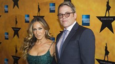 Sarah Jessica Parkerová a Matthew Broderick (New York, 6. srpna 2015)