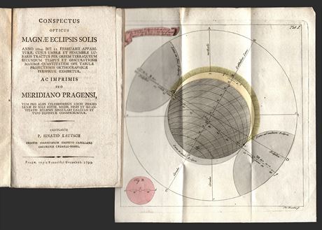 Kautschova kniha o zatmní Slunce. Conspectus opticus magnae eclipsis solis...