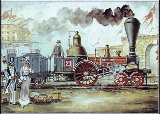 Parní lokomotiva Bohemie