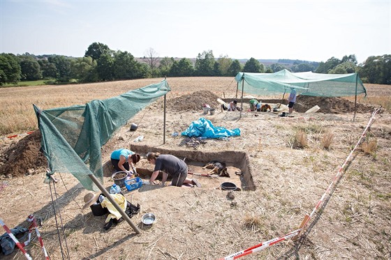 Archeologové pi przkumech dosud nalezli hlavn keramiku, zem ale vydala i...