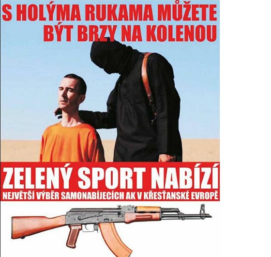 Inzerát spolenosti Zelený sport