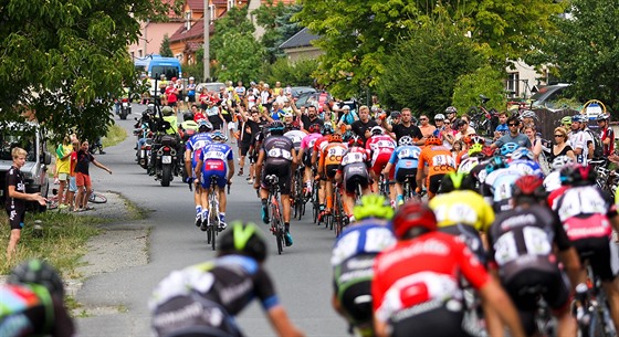 Momentka ze tvrté etapy Czech Cycling Tour