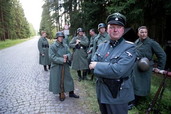 Z natáení filmu Anthropoid v Brdech 21. ervence 2015