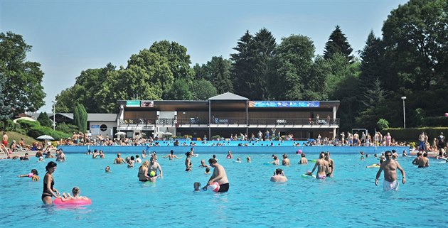 Tyrovo koupalit ve Dvoe Krlov nad Labem (8. srpna 2015)