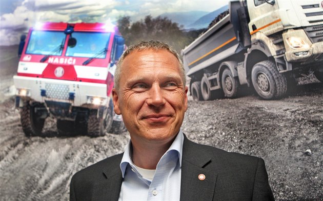 P�edseda p�edstavenstva kop�ivnické automobilky Tatra Petr Rusek.