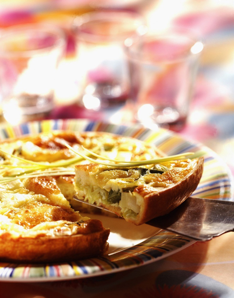 Quiche s kozím sýrem
