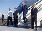 americký ministr zahranií John Kerry piletl do Havany na ceremoniál...