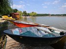 Kamencov jezero Chomutov - pjovna lodk