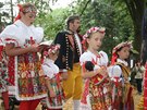 Chodské slavnosti v Domalicích a tradiní pou na vrch Veselá hora místními...