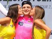 POLIBKY. Celkov vtz Czech Cycling Tour Petr Vako se t pzn.