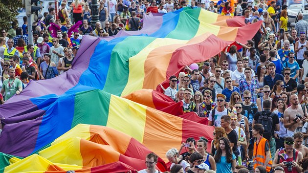 Pochod Prague Pride 2015 (15. srpna 2015)