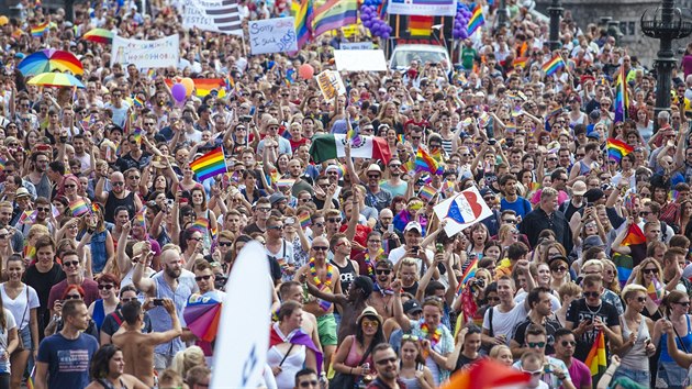 Pochod Prague Pride 2015 (15. srpna 2015)