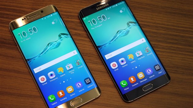 Nov Samsung Galaxy S6 edge+, varianty zlat a ern