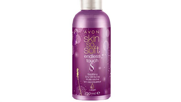 Voav tlov olej Skin So Soft Endless Touch ve spreji s arganovm olejem, Avon, 199 korun