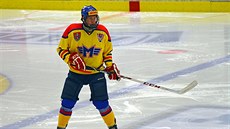 Talentovaný obránce Ond�ej Kachy�a v dresu prvoligových �eských Bud�jovic.