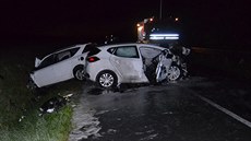 Nehoda na více ne tyi hodiny zablokovala silnici z Branek do Valaského...