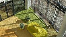 Podobu interiéru p�edur�ila specifika stávajících prostor, zejména výrazné...