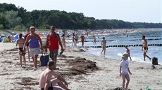 Pláže u letoviska Glowe patří k nejdelším na Rujáně.