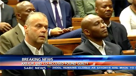 Radovan Krejí ped jihoafrickým soudem. (24. srpna 2015)