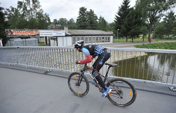 Okolí řeky Jihlavy u areálu Český mlýn je ideálním místem pro cyklisty.