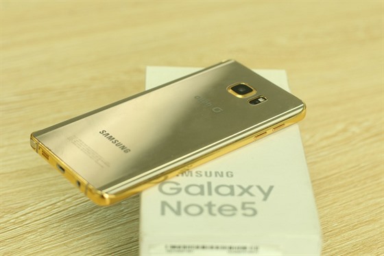Pozlacený Samsung Galaxy Note 5
