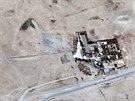 Satelitní snímky zachycují destrukci starovkého Baal-aminova chrámu v syrské...