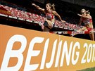 Elika Kluinová zahájila sedmiboj na mistrovství svta v Pekingu stovkou...