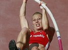 Tykaka Jiina Ptáníková v kvalifikaci MS atlet v Pekingu