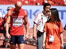 Petr Svoboda ulil na MS v Pekingu start v závod na 110 metr pekáek.