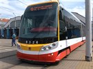 Nová faceliftovaná tramvaj koda ForCity Alfa