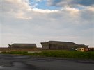 Úkryty pro pohotovostní letouny na základn Keflavík na Islandu