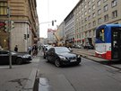 Rekonstrukce tramvajové trati v Revoluní ulici.