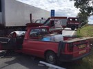 V�n� dopravn� nehoda v Olbramovic�ch na Bene�ovsku (25.8.2015).